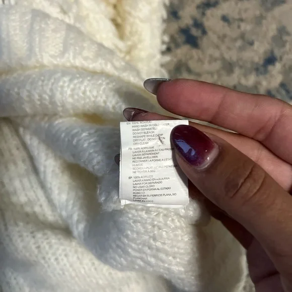 RD style white cardigan medium - Picture 4 of 6